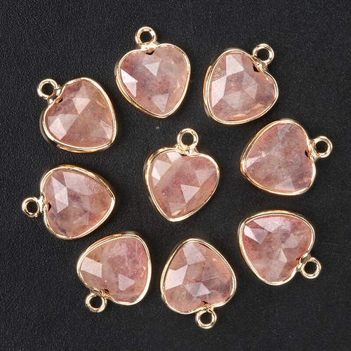 12pz ciondoli cuore sezione - 12pz,