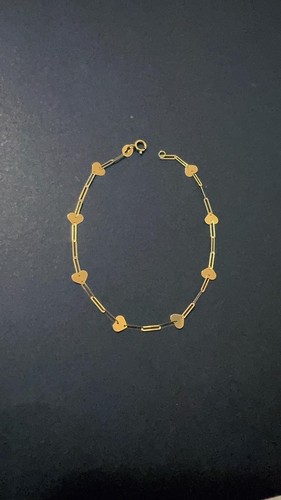 Bracciale fantasia con cuori - bracciale,