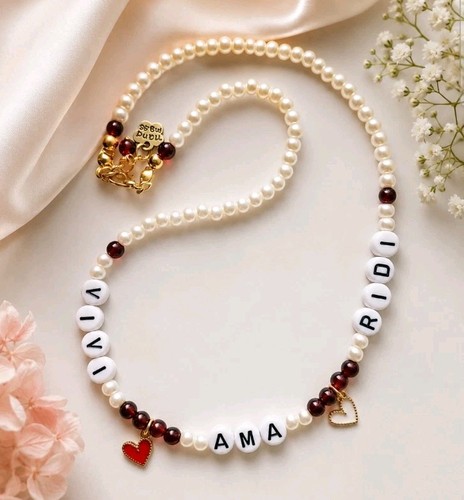 Collana perle personalizzata - collana,
