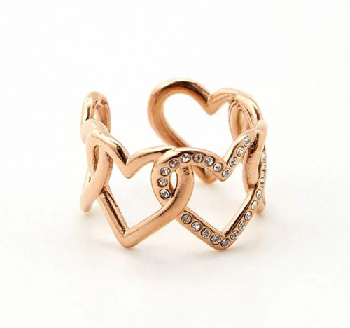 Anello guess donna oro rosa - guess,