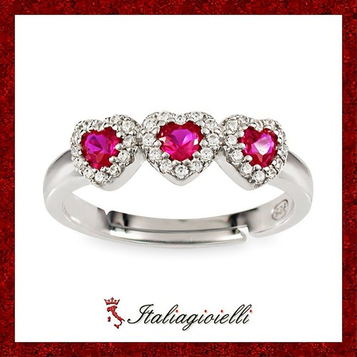 Splendido anello trilogy cuori - anello,