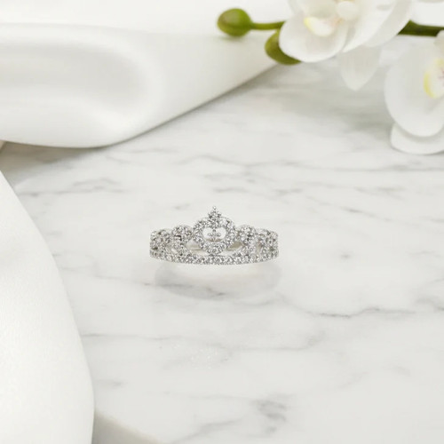 Anello oro bianco - oro, 18kt