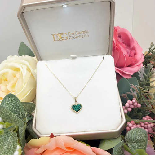 Collana cuore donna oro - da,