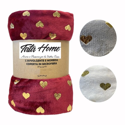 Coperta letto pesante pile - pesante,