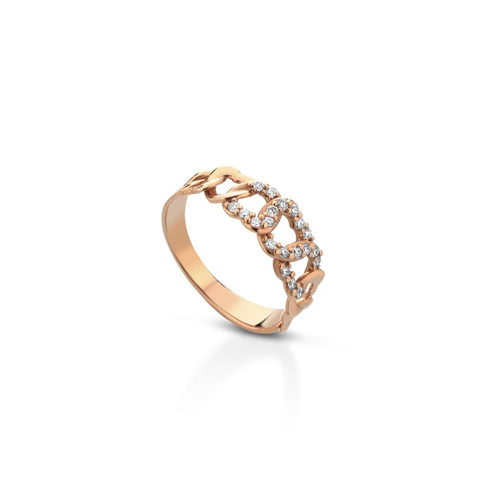 Anello groumette cuori - anello, oro