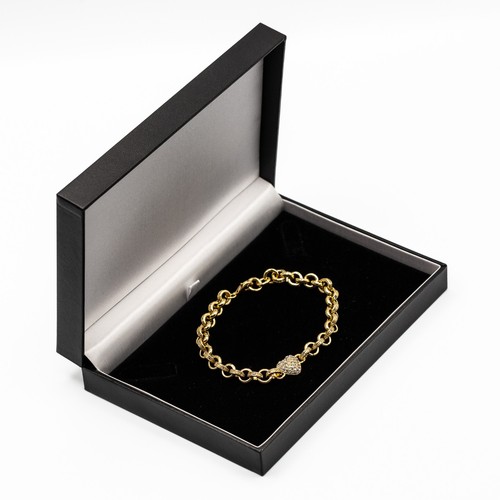 Bracciale donna oro - 9, cuore