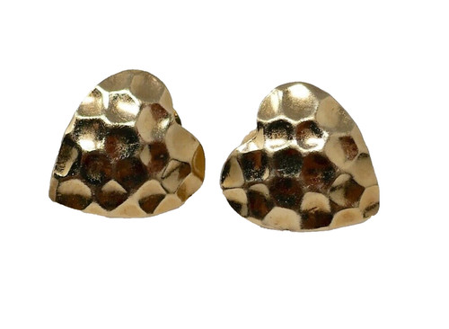 Orecchini perno cuore oro - cuore,