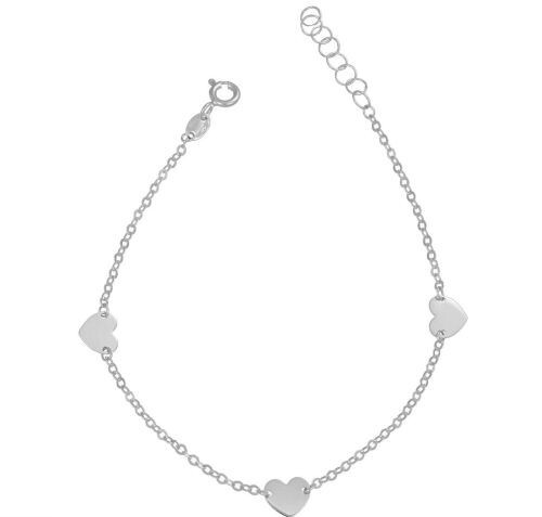 Bracciale donna cuori oro - bracciale,
