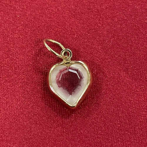 Ciondolo cuore pietra