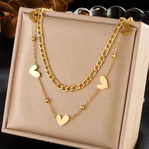 Collana donna cuori