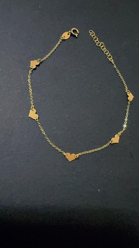 Bracciale fantasia con cuori - con,