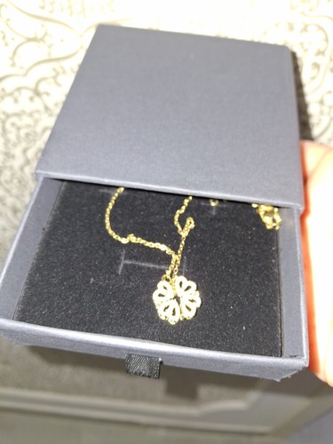 Collana oro cuori e - oro, 4