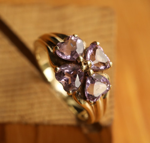 Anello vintage conglomerato - anello,