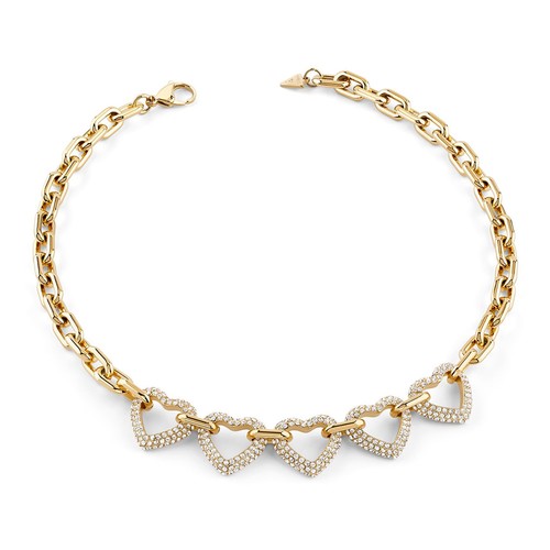 Guess collana donna acciaio - donna,