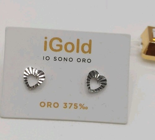 Orecchini oro bianco 9 - in,
