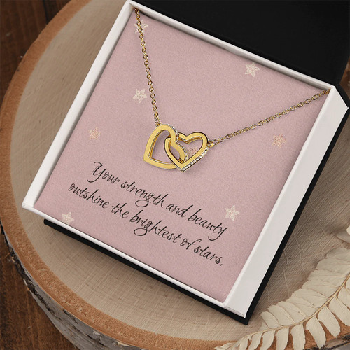 Collana doppio cuore per - , la