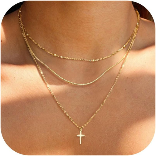 3pcs collana donna oro argento - donna,
