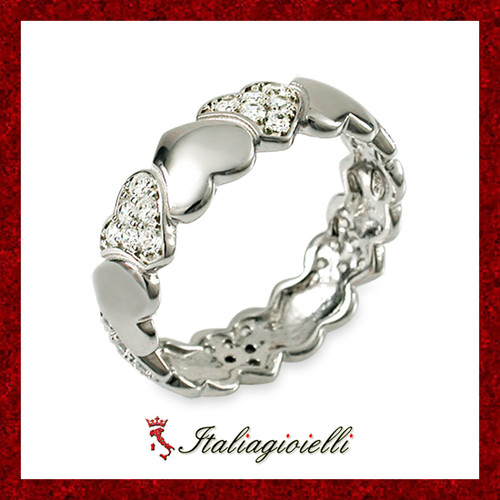 Passionale anello cuori - passionale, donna