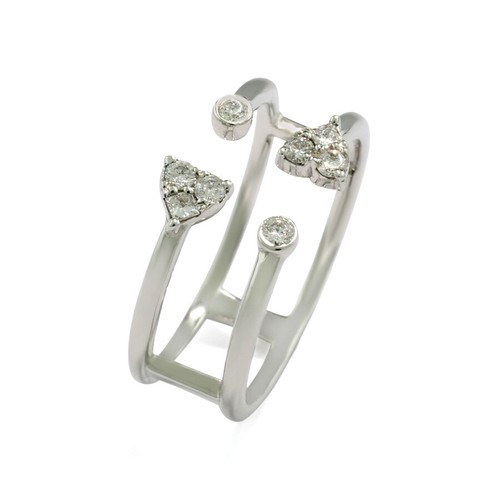 Brillanti anello cuori - anello,