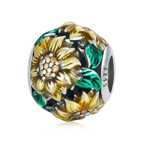 Bracciale perle girasole