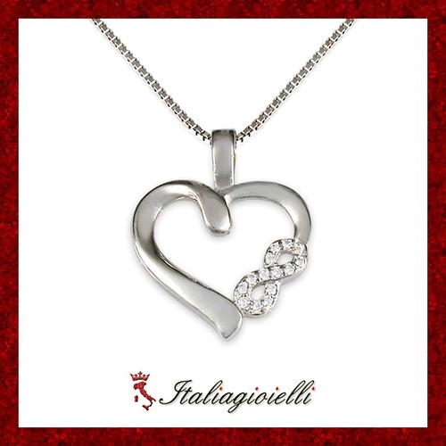 Collana cuore infinito donna - cuore,